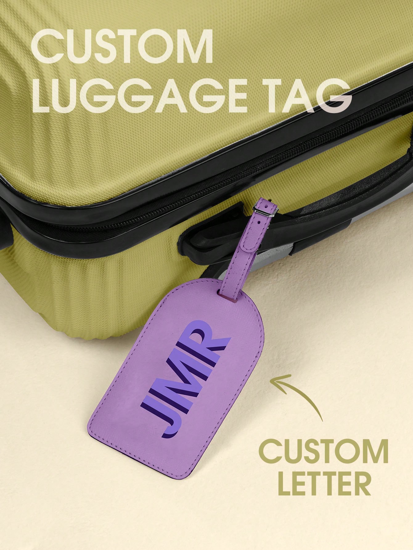 Women'S Accessories For Suit - Personalisierter Kofferanhänger mit Initialen, individueller Buchstaben-Anhänger