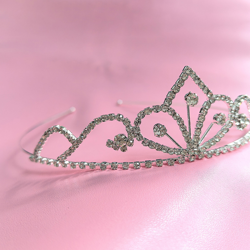 Women'S Accessories H&M - Silberfarbene Strass-Brautkrone Luxuriöse Kristall-Tiara Hochzeits-Königinnen-Prinzessinnen-Kopfschmuck Party-Geburtstags-Haaraccessoires