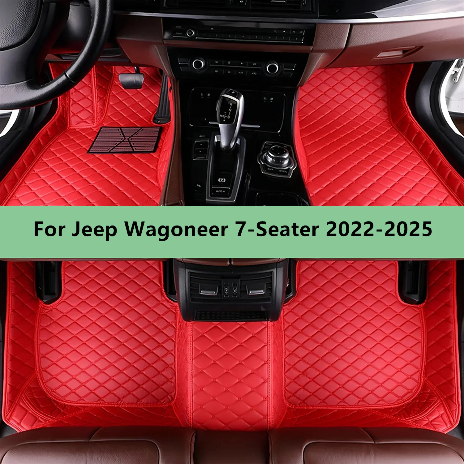 Women'S Jeep Accessories - Auto-Fußmatten für Jeep Wagoneer 7-Sitzer 2022-2025