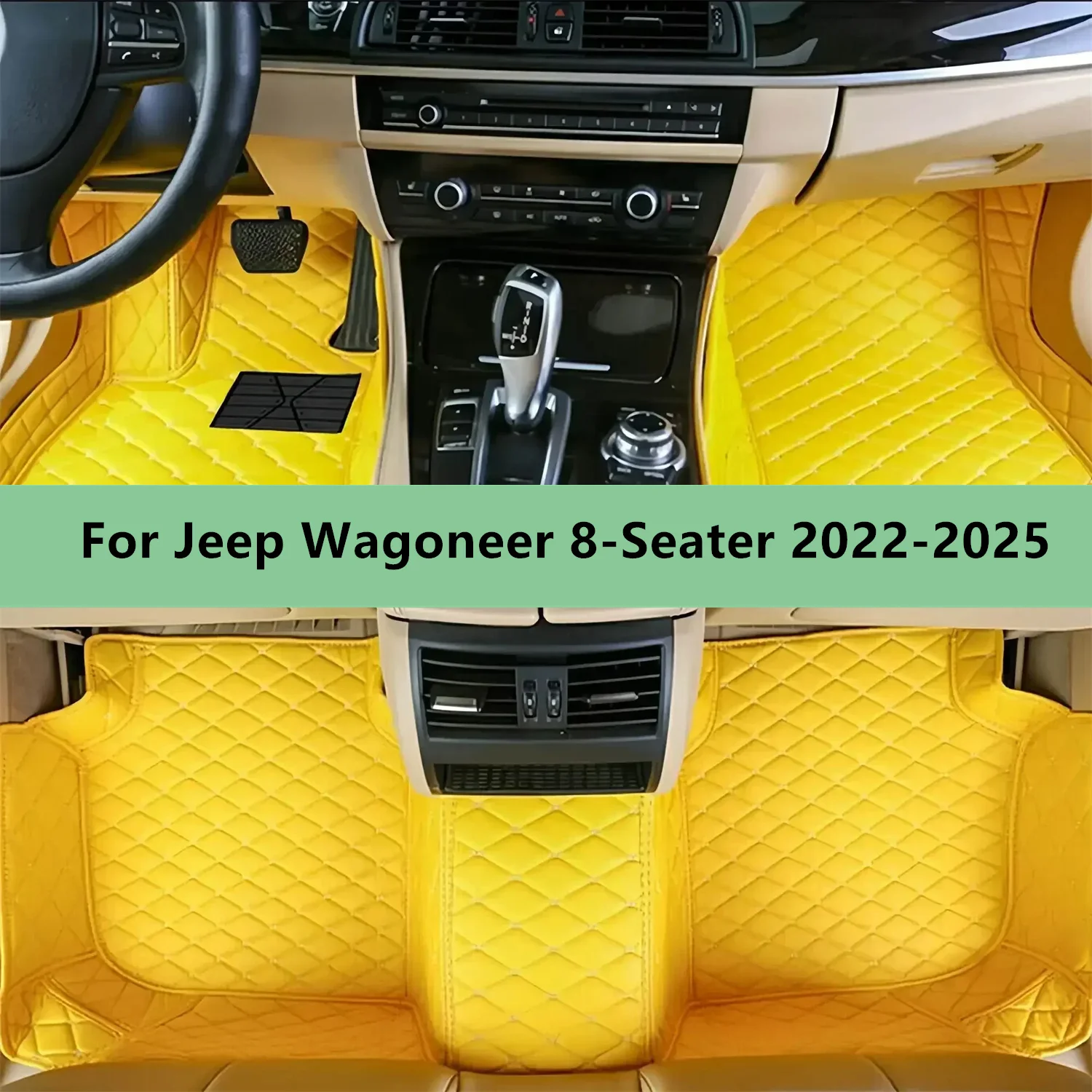 Women'S Jeep Accessories - Auto-Fußmatten für Jeep Wagoneer 8-Sitzer 2022-2025