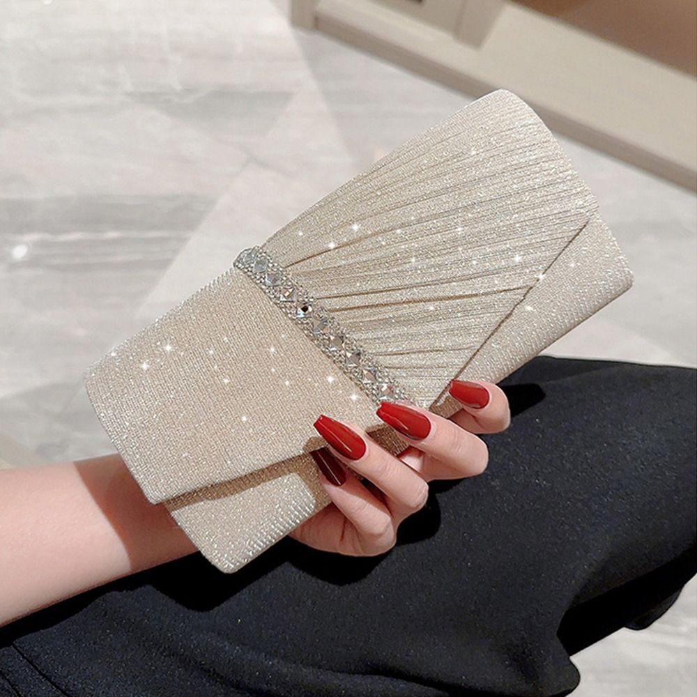 Wallet Chain Bag - Frauen Kette Umhängetasche Abendessen Tasche Pailletten