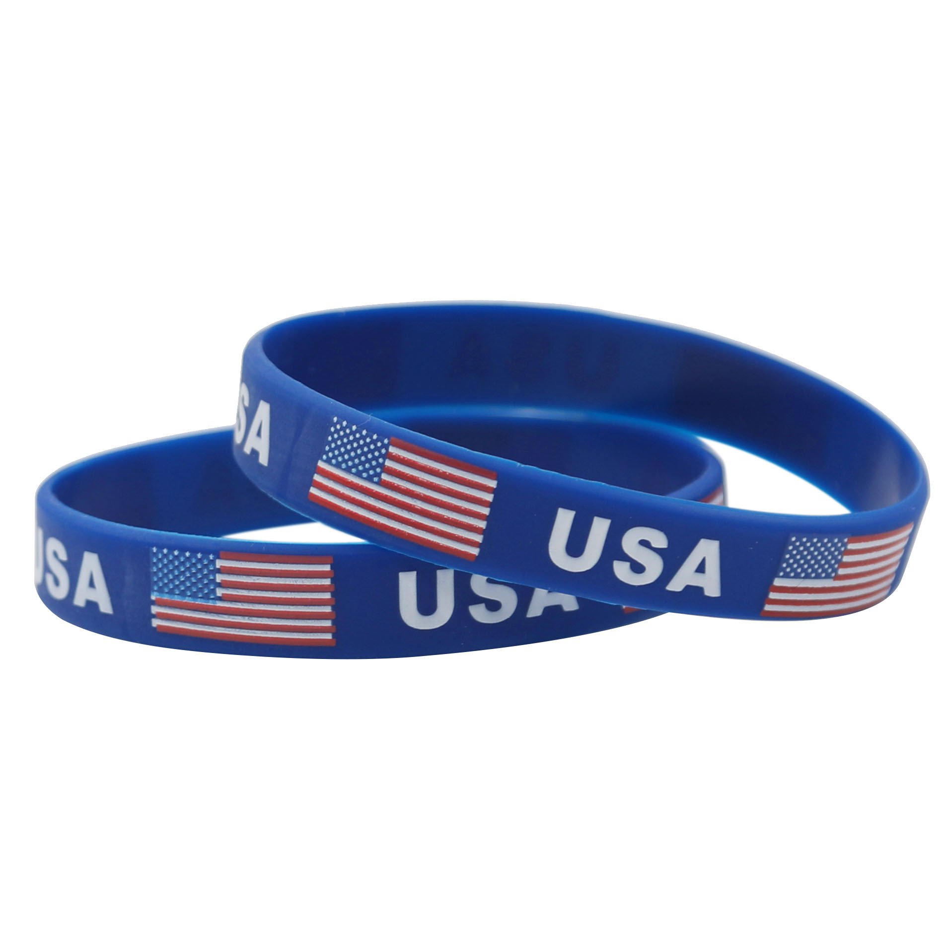 Women Accessories Usa - 2 Stück USA-Flagge-Armbänder für Männer und