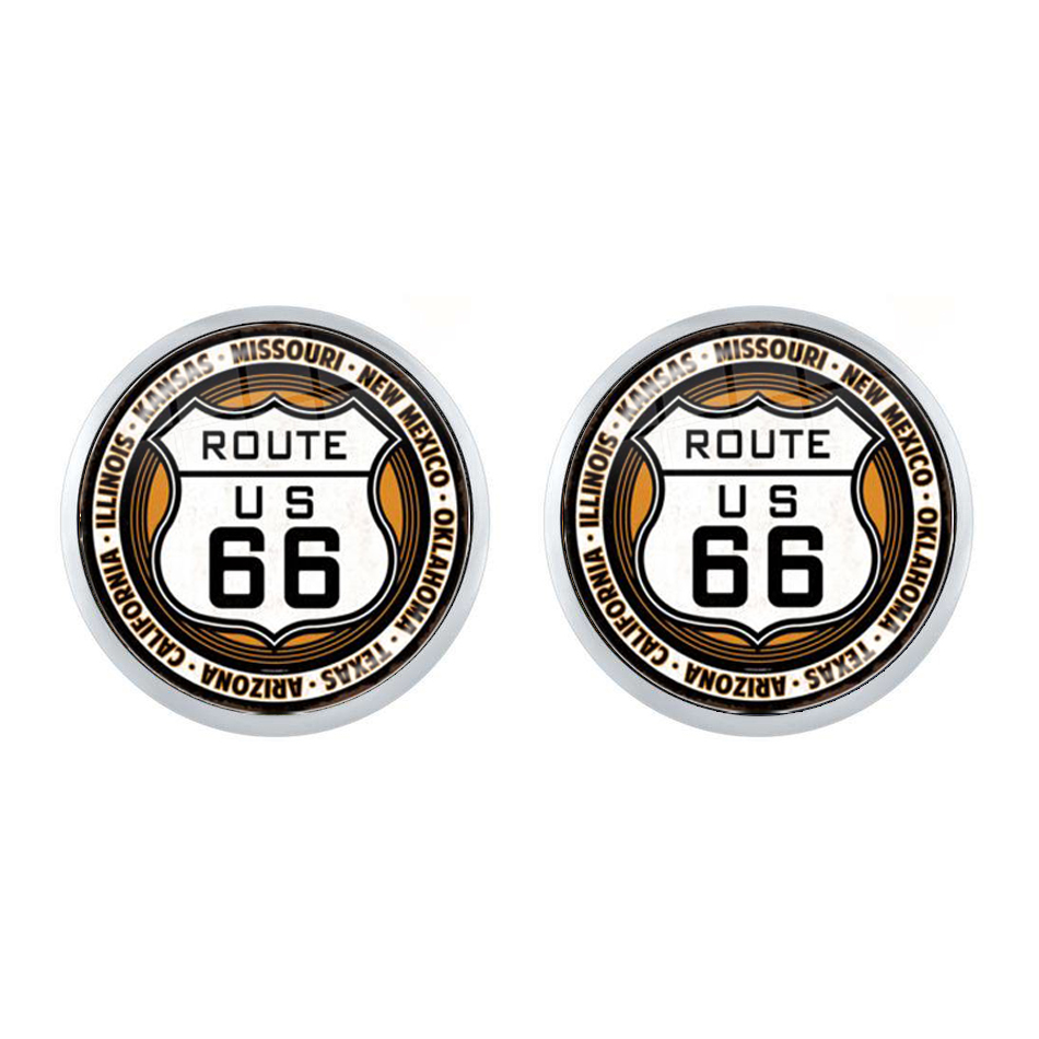 Women Accessories Usa - Neue Route UNS 66 Ohrringe 12mm