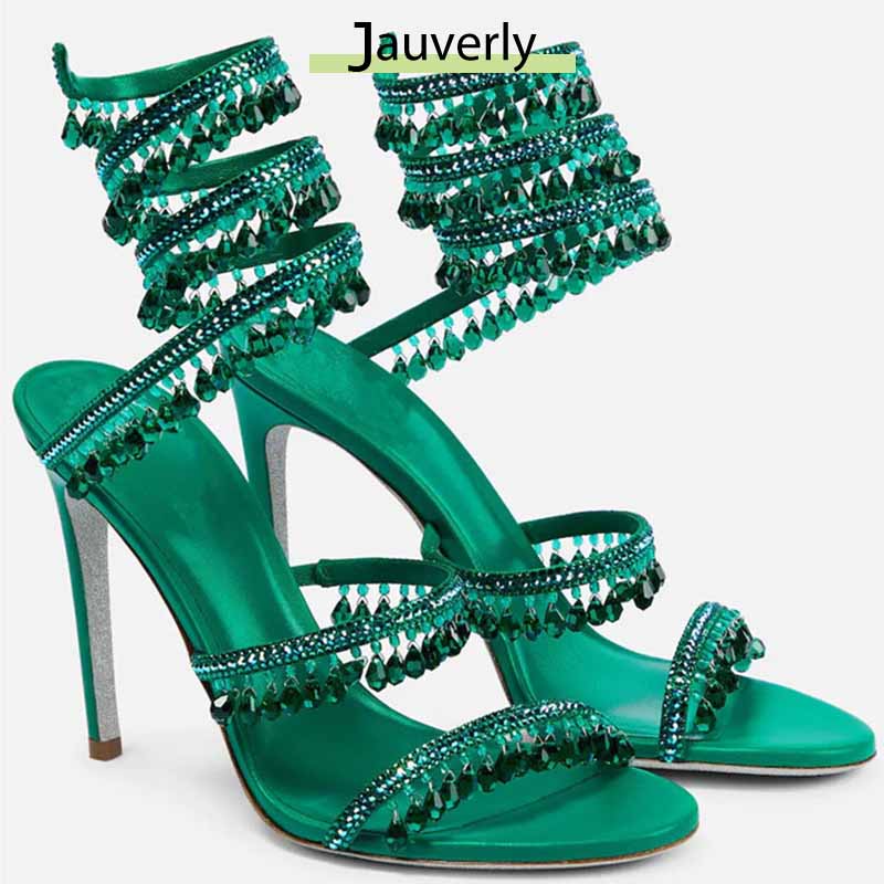 Women'S Shoes And Accessories - 2026 Damen High Heels Neue Strass-Sandalen