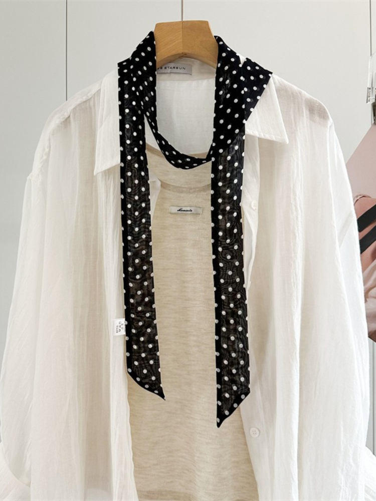 Women'S Korean Accessories - Schmaler langer Schal für Damen mit
