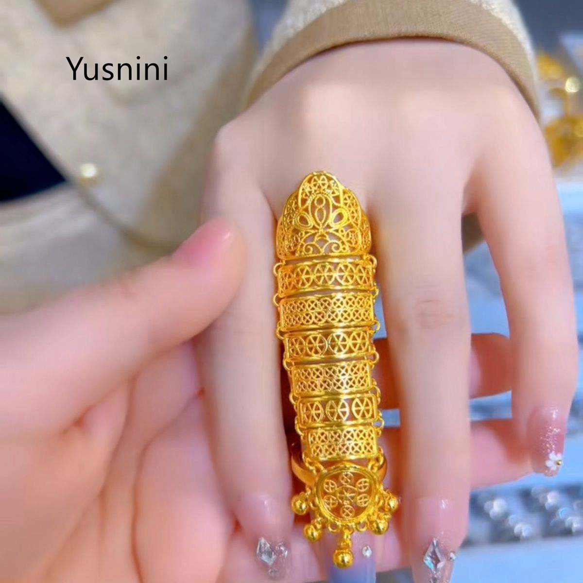 Women Accessories Dubai - Meistverkaufter Neuer Dubai-Schmuck 24K Vergoldeter Ausgehöhlter