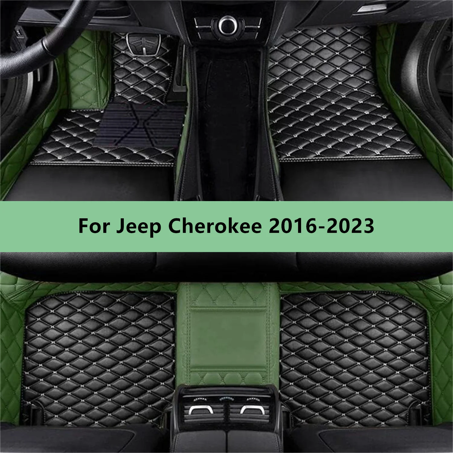 Women'S Jeep Accessories - Maßgeschneiderte Auto-Fußmatten für Jeep Cherokee 2016-2023