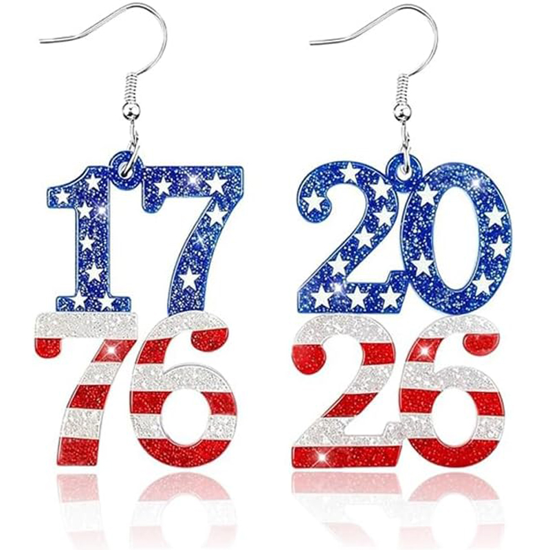 Women Accessories Usa - 250. Jubiläum USA Merchandise, Patriotische Rot-Weiß-Blaue