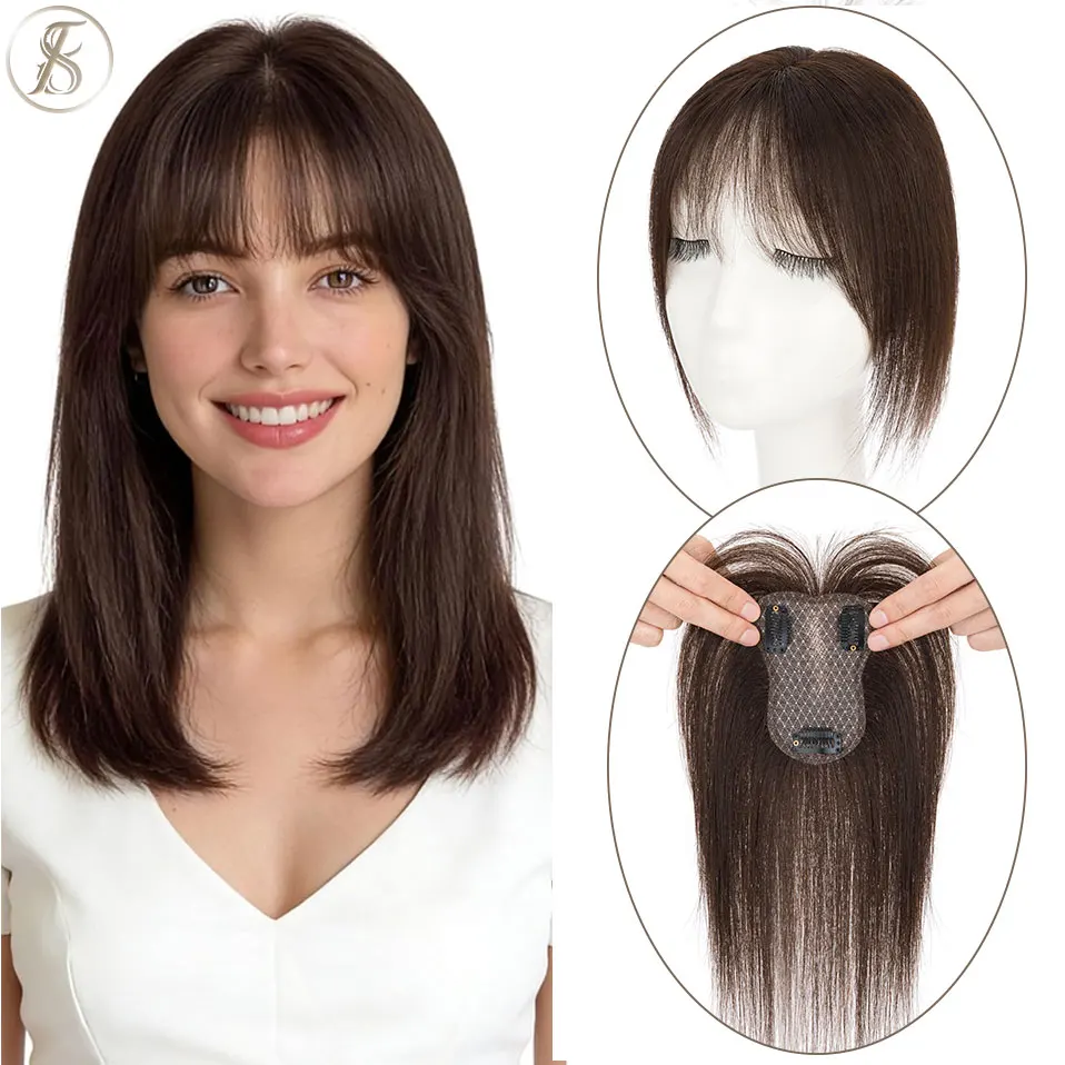 Women Accessories India - TESS Haartopper mit Pony zum Anklipsen,