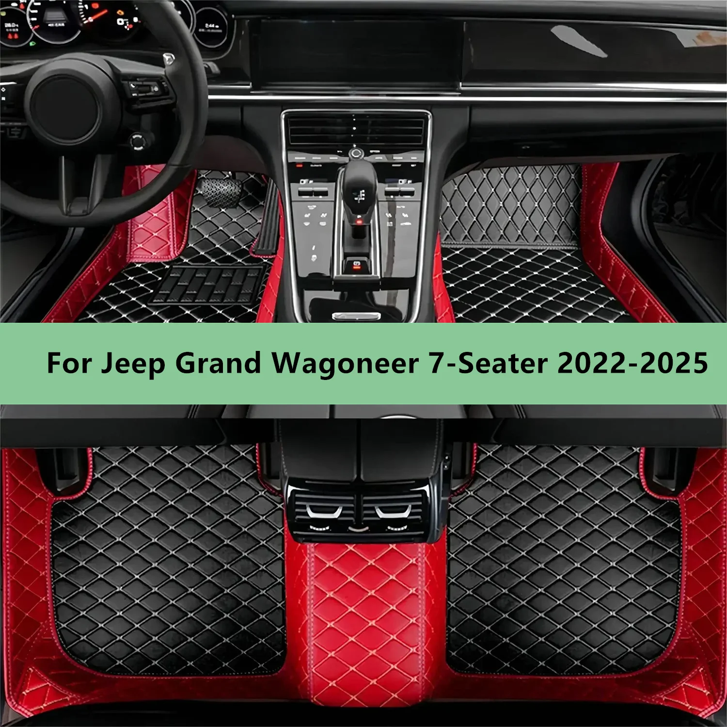 Women'S Jeep Accessories - Auto-Fußmatten für Jeep Grand Wagoneer 7-Sitzer