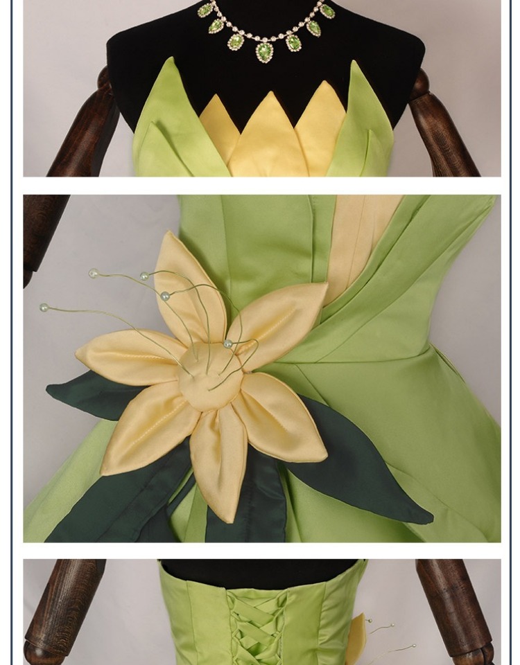 Prinzessin Tiana Kleid Cosplay – Young Women'S Accessories Bewertung und Preis