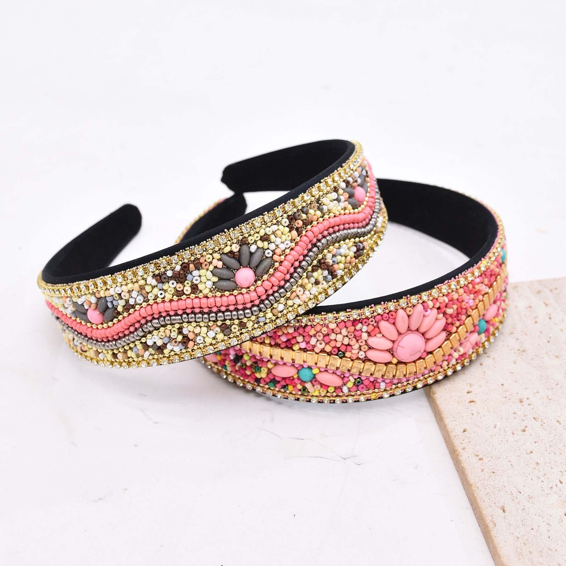 Böhmisches buntes Reisperlen-T – Women Accessories India Bewertung und Preis