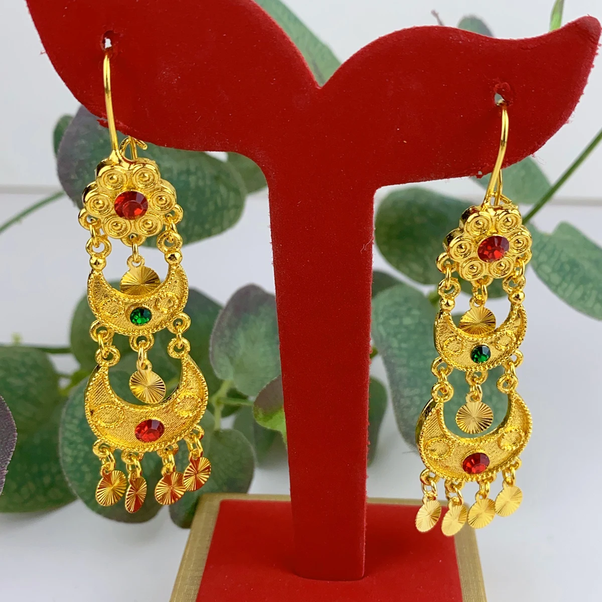Indische Tropfen Baumeln Ohrri – Women Accessories Dubai Bewertung und Preis