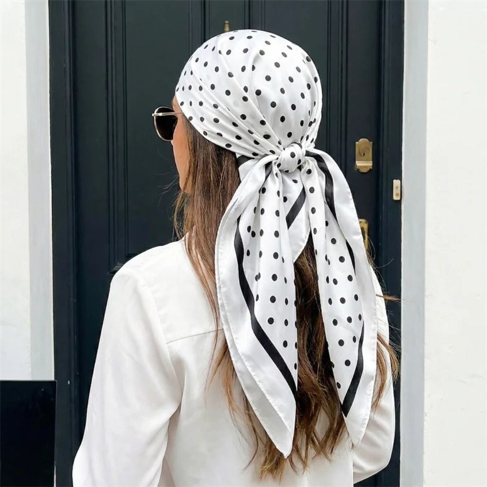 Eleganter bedruckter Schal mit – Women'S Korean Accessories Bewertung und Preis