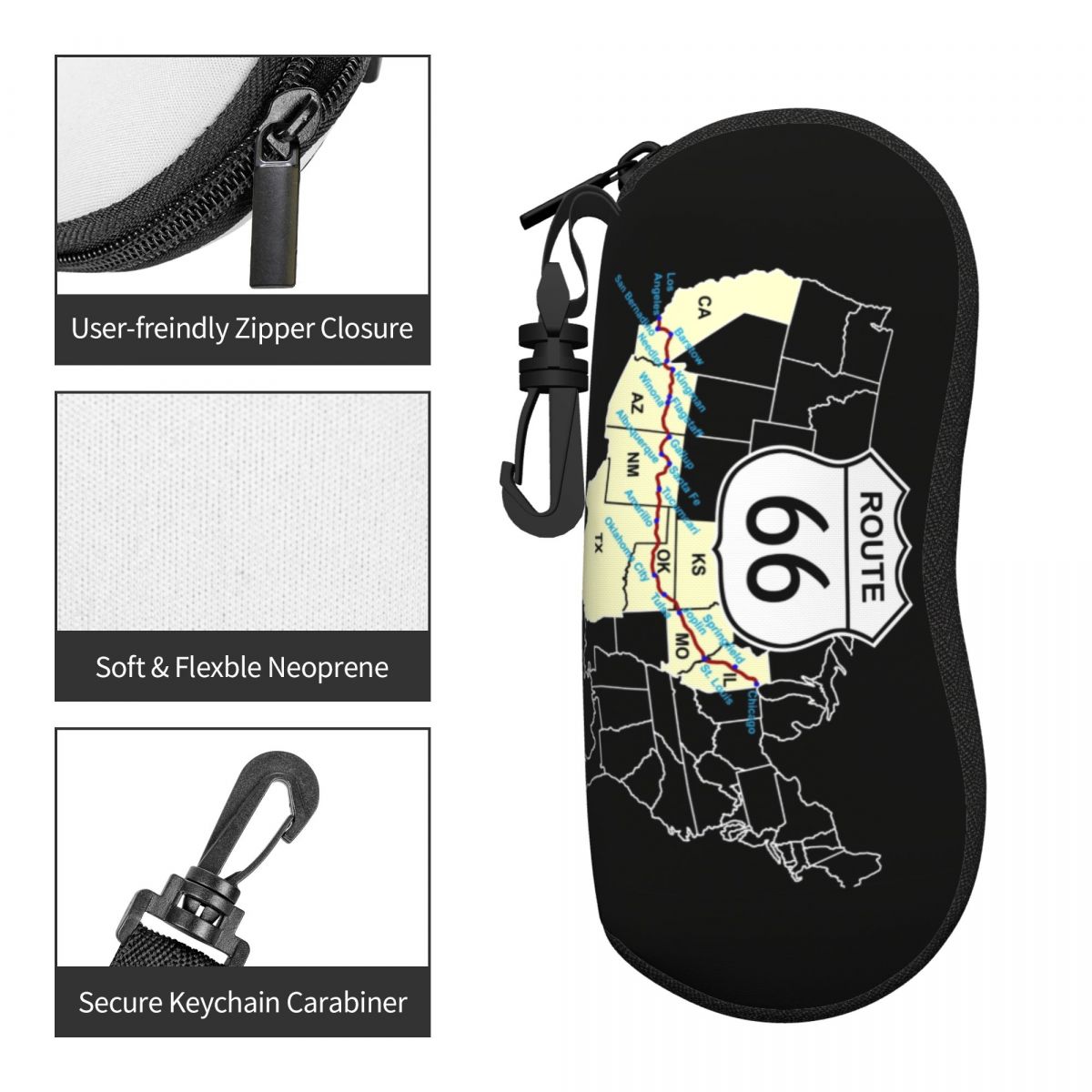 Benutzerdefinierte Route 66-Ka – Women Accessories Usa Bewertung und Preis