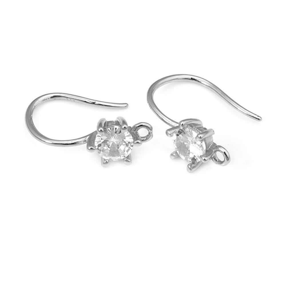 18K Gold Farbe Messing mit Zir – Women Accessories Earrings Bewertung und Preis