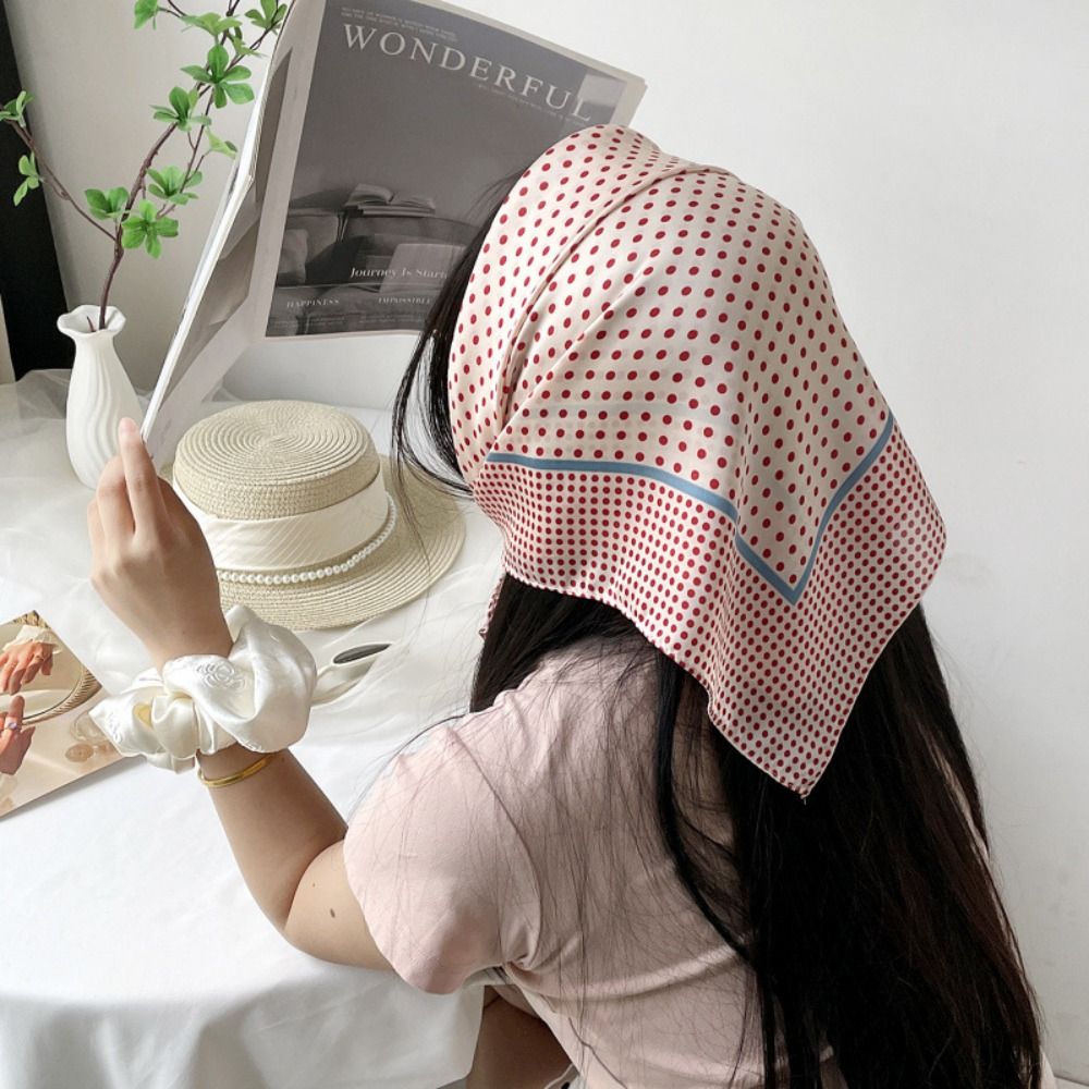 All-Match-Schal mit gepunktete – Women'S Korean Accessories Bewertung und Preis