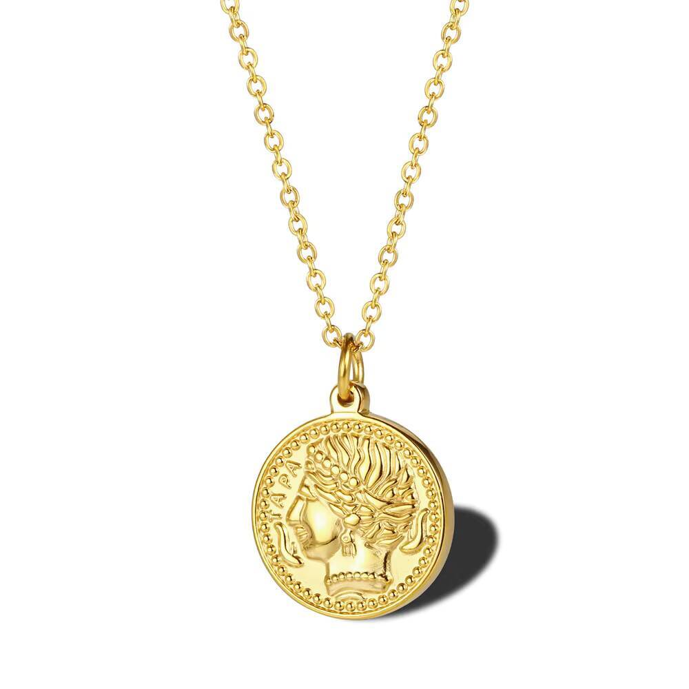 Damen-Halskette mit zartem ver – Coin Necklace Delicate Bewertung und Preis