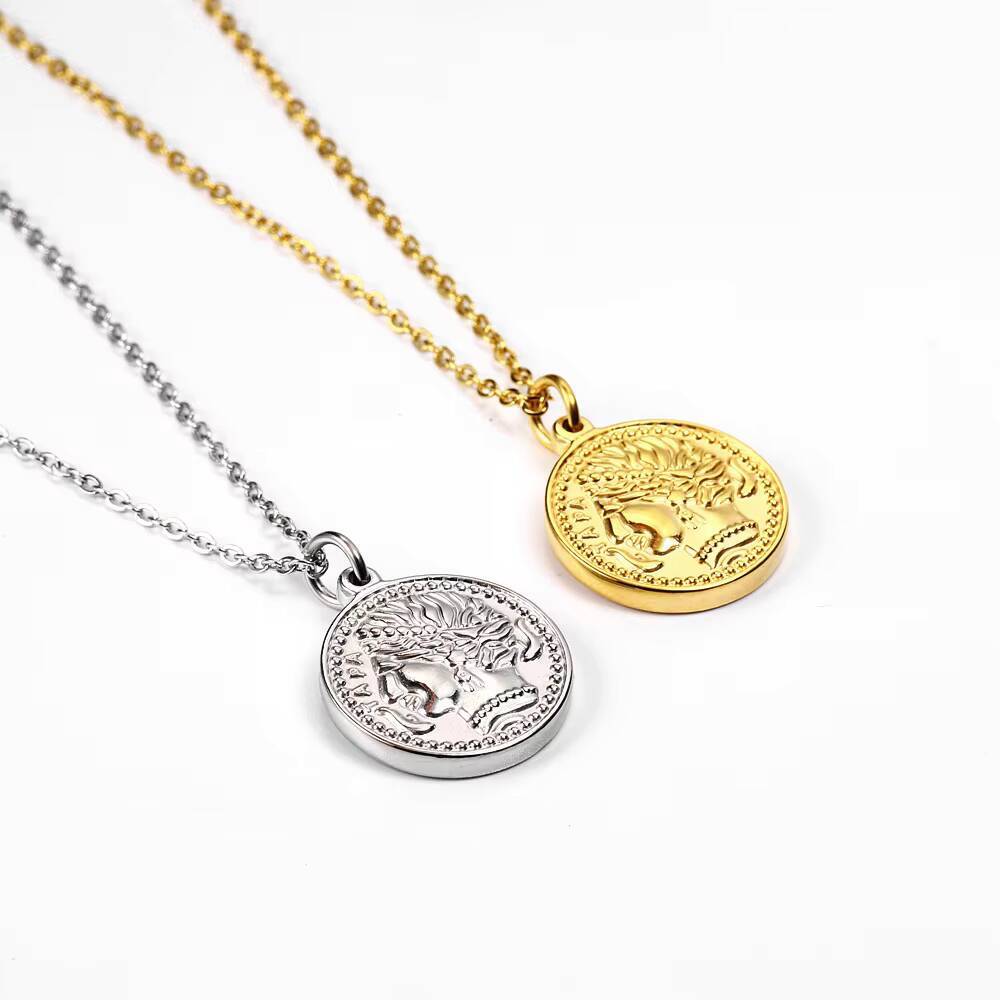 Damen-Halskette mit zartem ver – Coin Necklace Delicate Bewertung und Preis