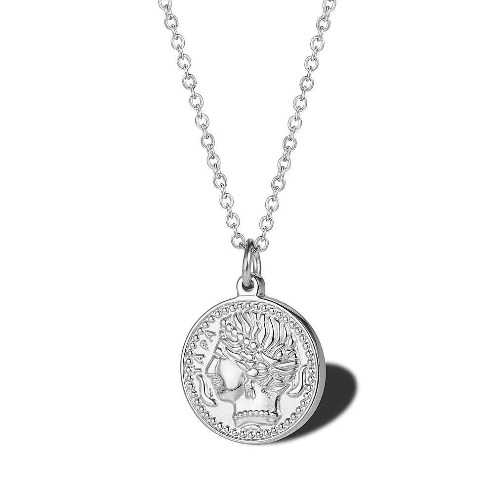 Damen-Halskette mit zartem ver – Coin Necklace Delicate Bewertung und Preis