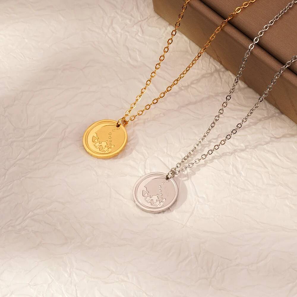 Jerusalem Palace Mond Münze Sc – Coin Necklace Delicate Bewertung und Preis