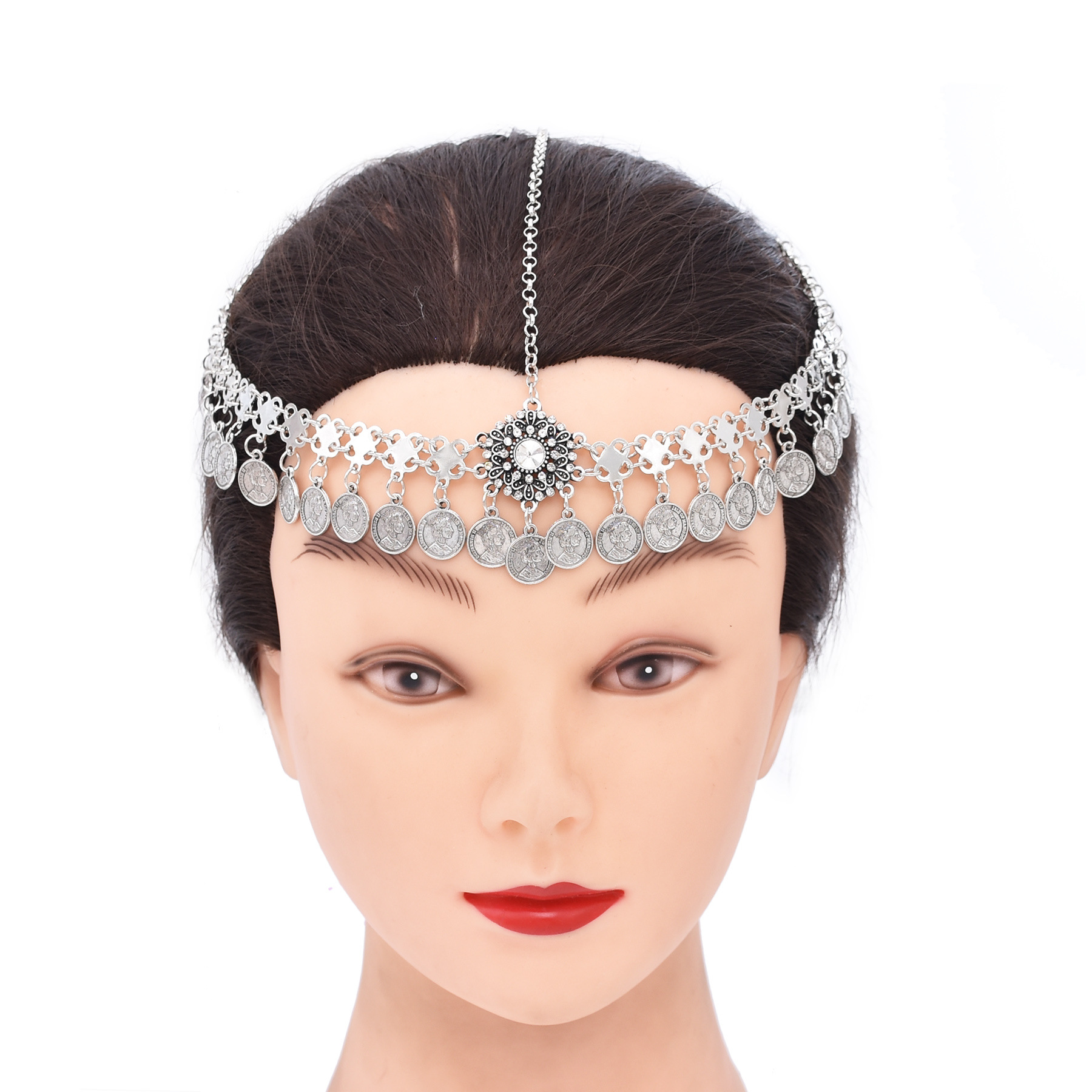Neue Münzen Quaste Stirn Haars – Women Accessories India Bewertung und Preis