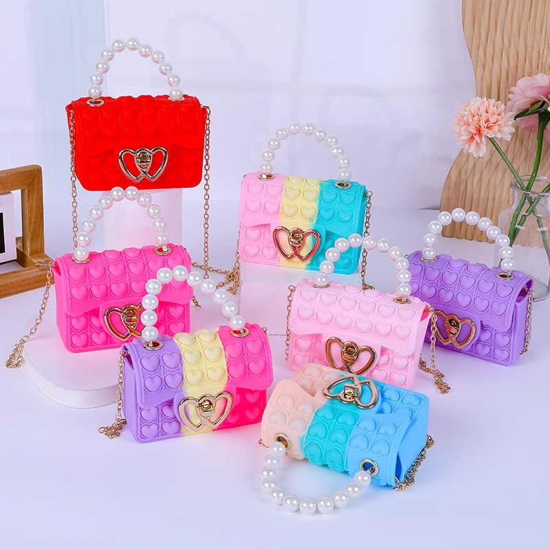 Silikon Love Bubble Jelly Bag, – Wallet Chain Bag Bewertung und Preis