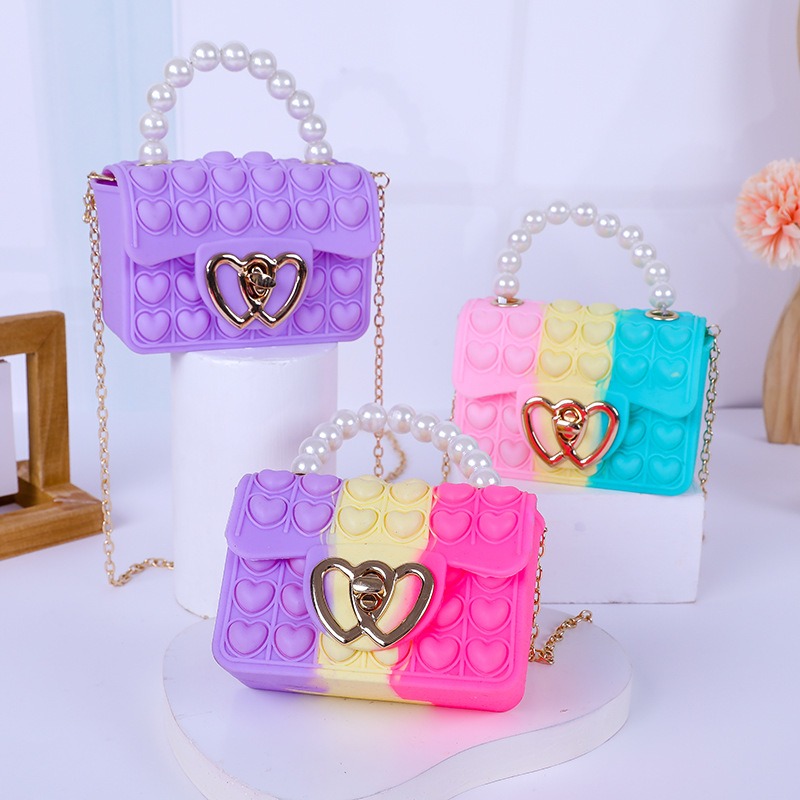 Silikon Love Bubble Jelly Bag, – Wallet Chain Bag Bewertung und Preis