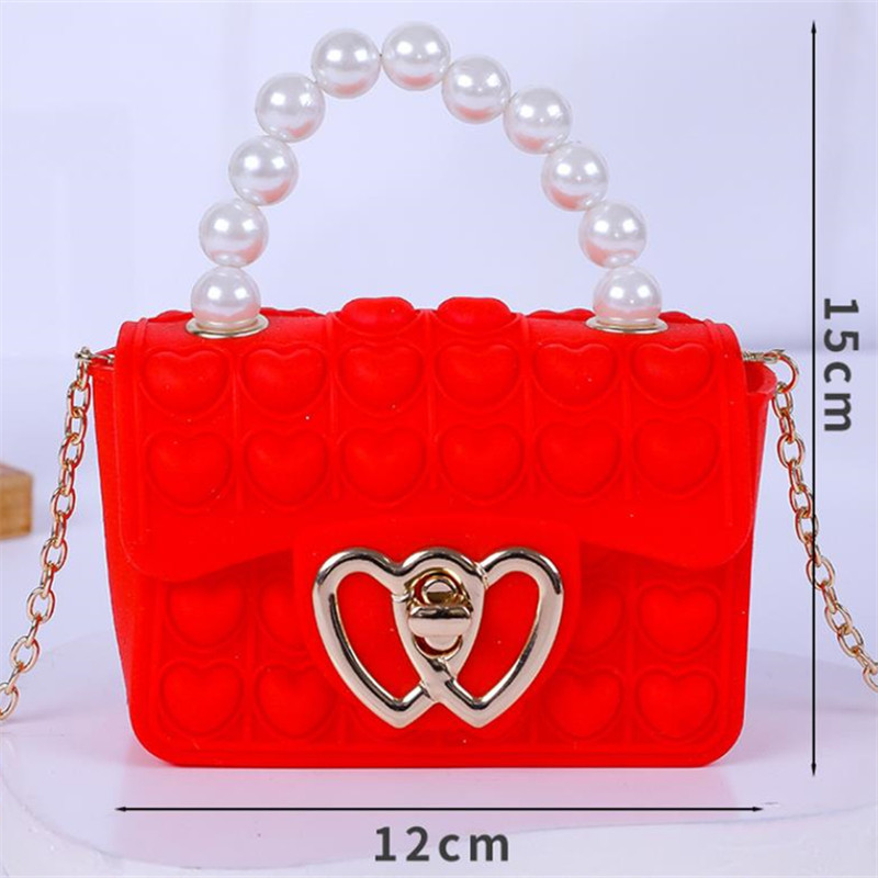 Silikon Love Bubble Jelly Bag, – Wallet Chain Bag Bewertung und Preis
