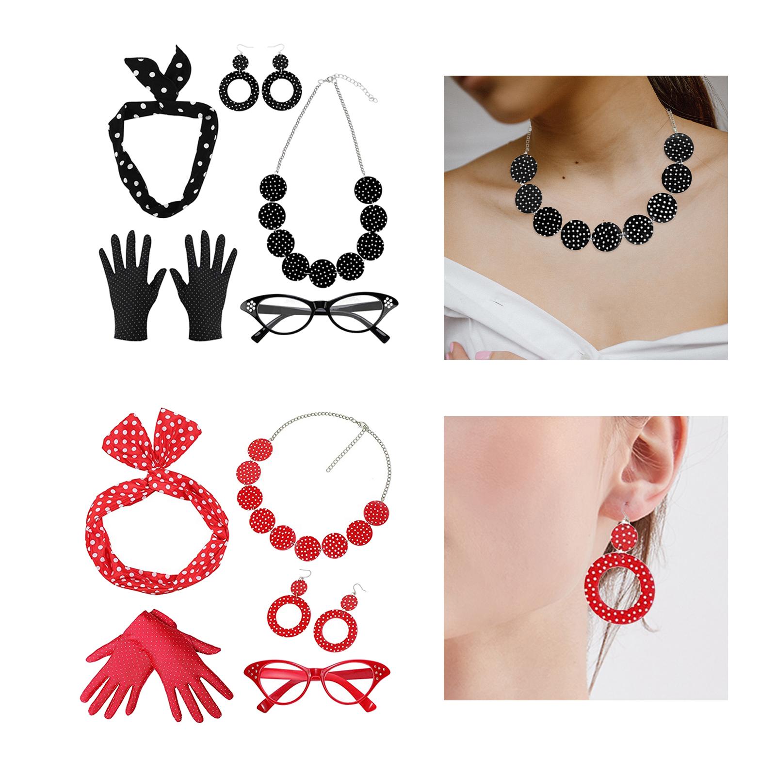 5er-Pack 1950er-Jahre-Damen-Ko – Women'S Accessories In The 1950S Bewertung und Preis