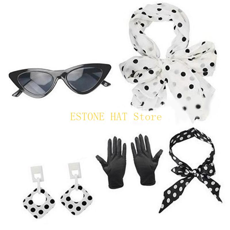 49MF 5-teiliges Rockabilly-Zub – Women'S Accessories In The 1950S Bewertung und Preis