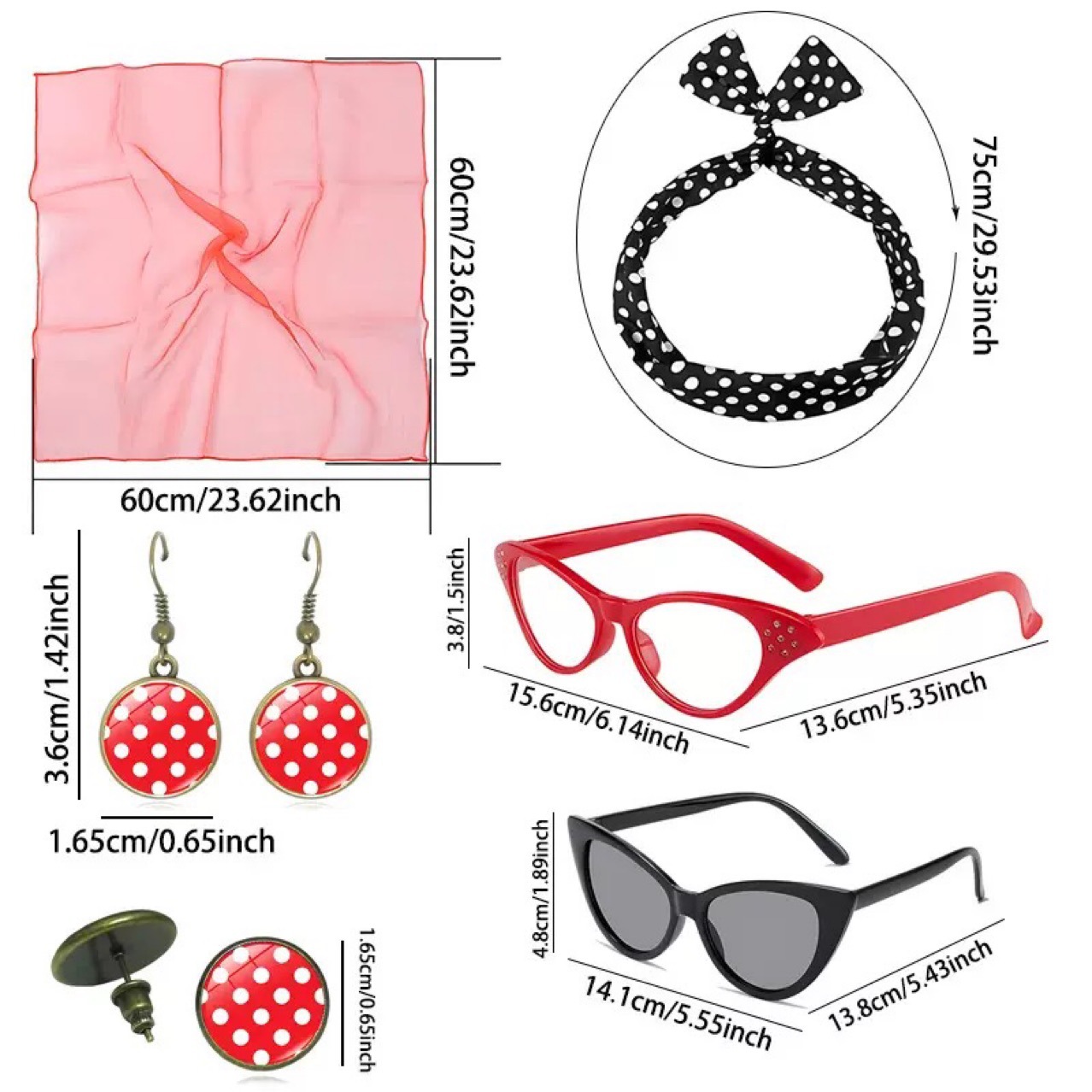 1950er Jahre Retro Party Cospl – Women'S Accessories In The 1950S Bewertung und Preis