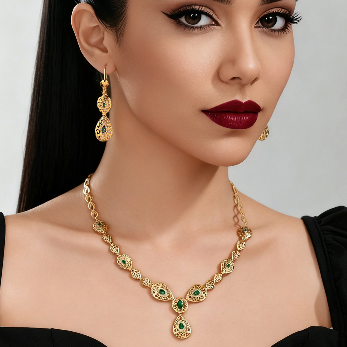 9999 Gold Drip Set - Nahost Du – Women Accessories Dubai Bewertung und Preis