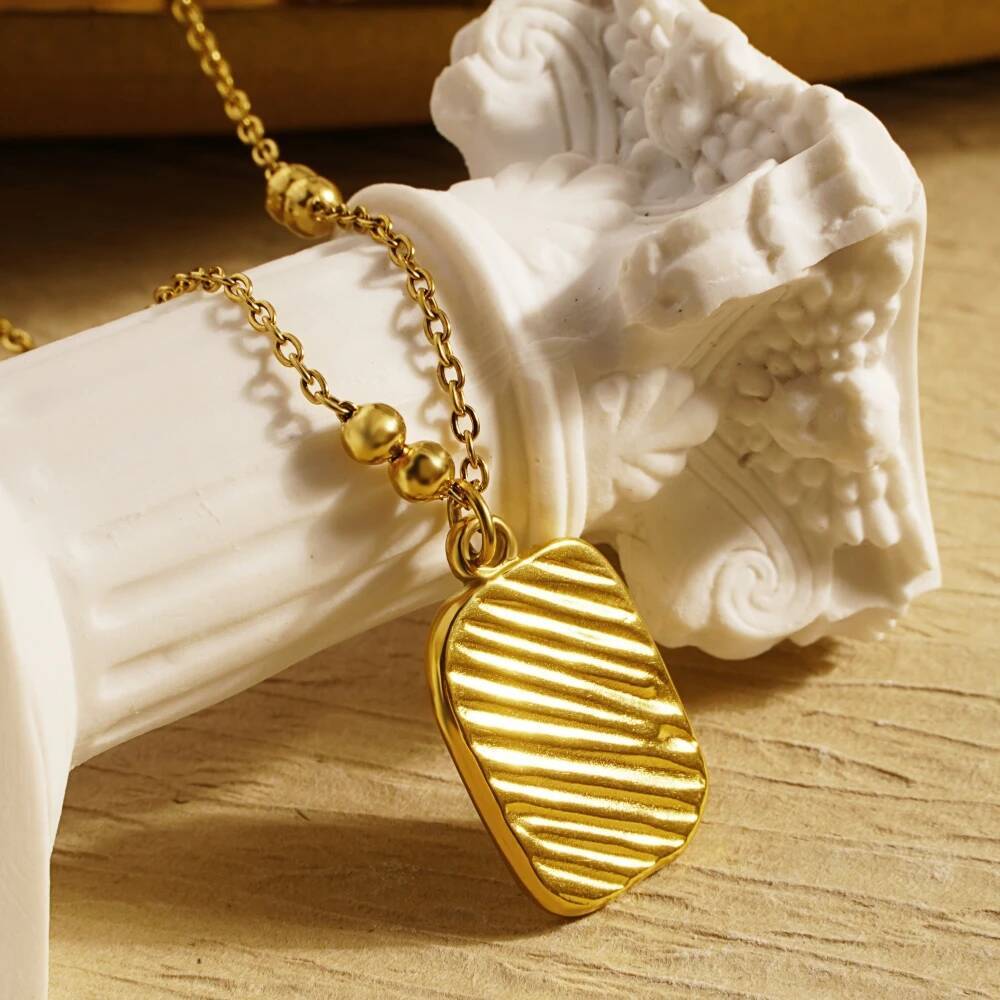 Edelstahl Mode Rose Blume zart – Coin Necklace Delicate Bewertung und Preis