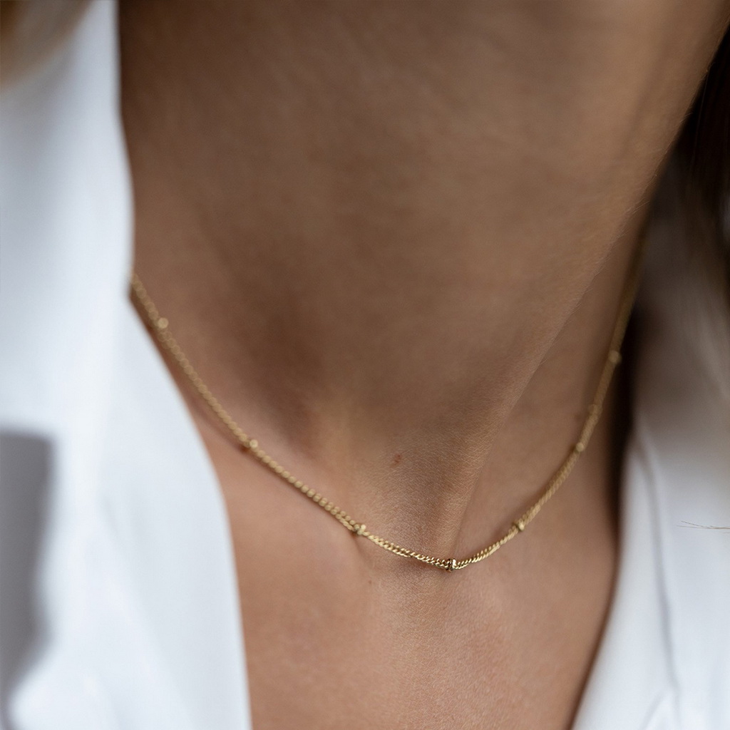 14K Vergoldete Filigrane Layer – Coin Necklace Delicate Bewertung und Preis