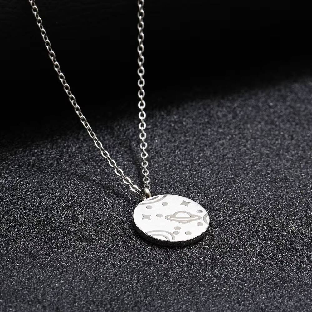 Edelstahl Münze Weltkarte Reis – Coin Necklace Delicate Bewertung und Preis