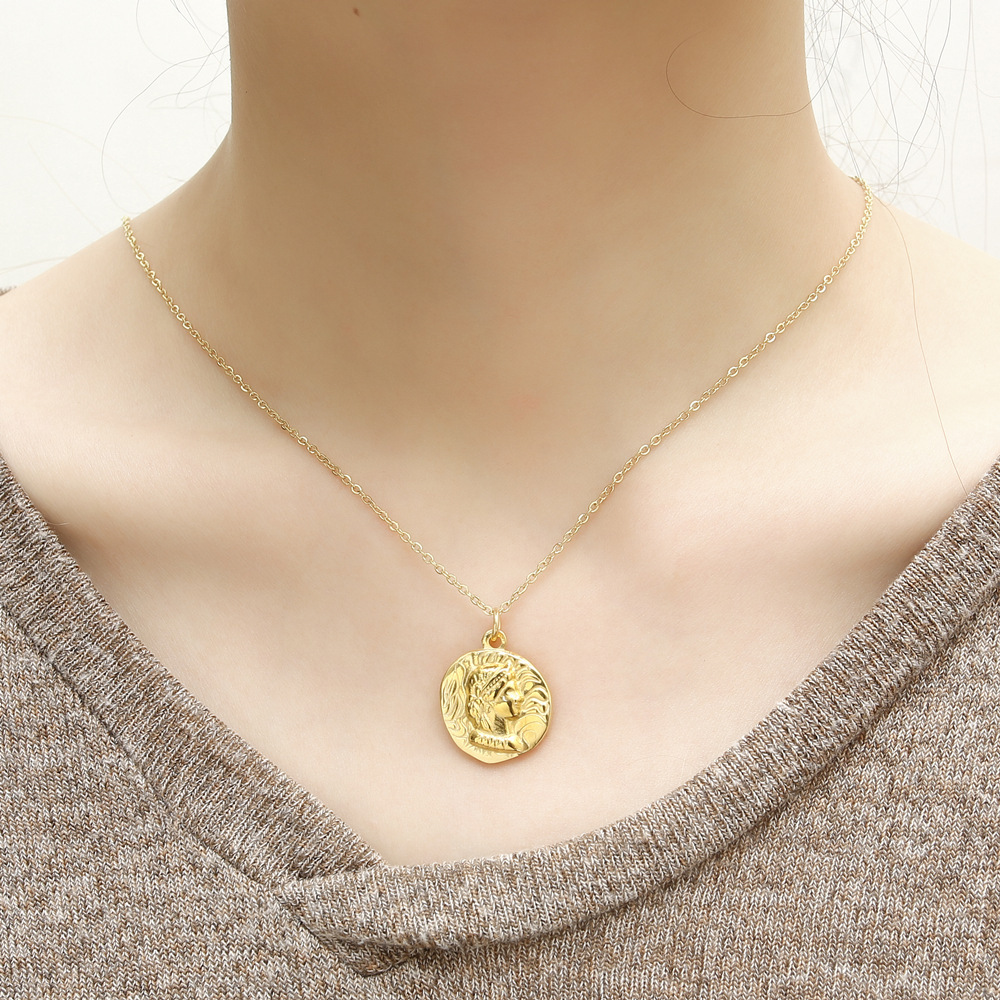 Vergoldete Queen Elizabeth Por – Coin Necklace Delicate Bewertung und Preis