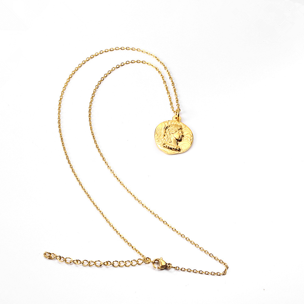 Vergoldete Queen Elizabeth Por – Coin Necklace Delicate Bewertung und Preis