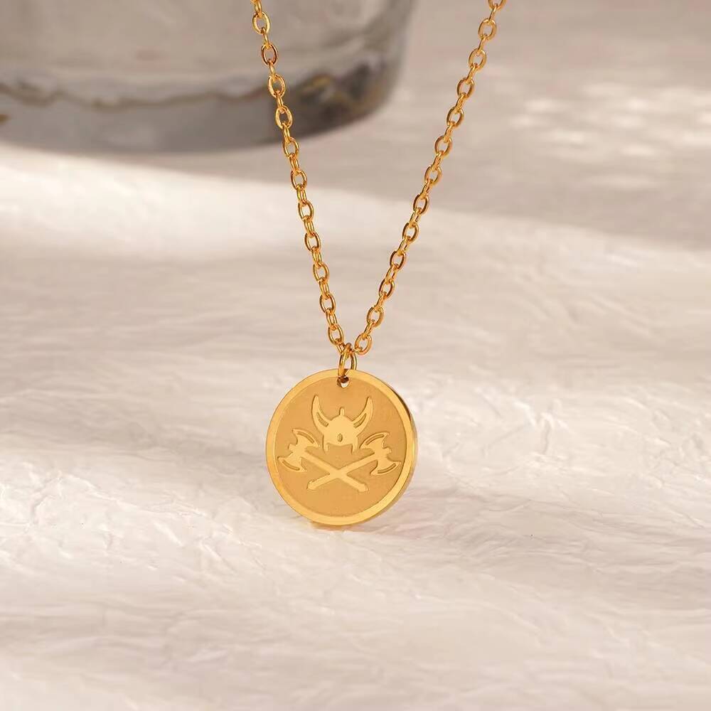 Vergoldete Halskette mit Wikin – Coin Necklace Delicate Bewertung und Preis