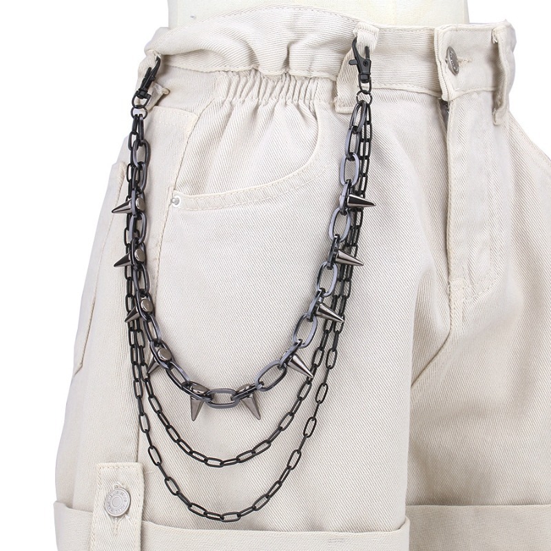 Hip Hop Punk Rock Metall Hosen – Wallet Chain Bag Bewertung und Preis