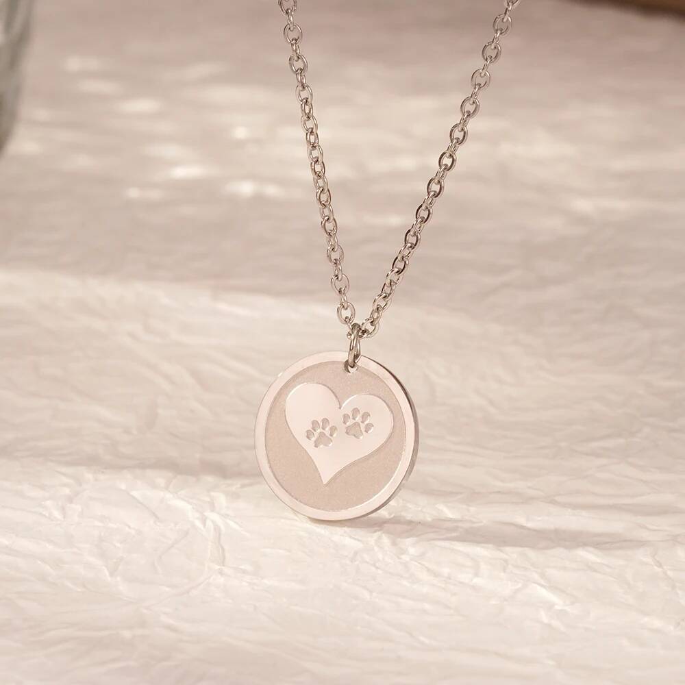 Edelstahl Mode Zarte Einfache  – Coin Necklace Delicate Bewertung und Preis