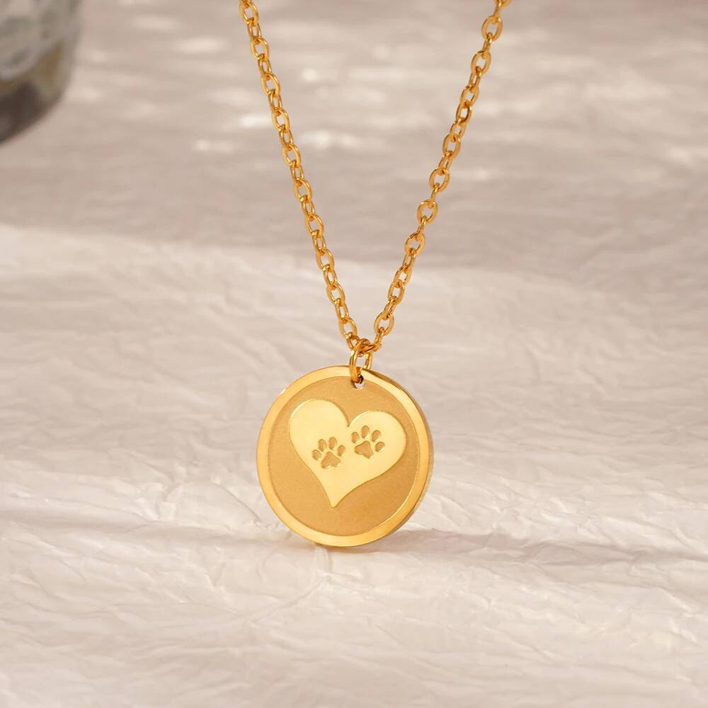 Edelstahl Mode Zarte Einfache  – Coin Necklace Delicate Bewertung und Preis