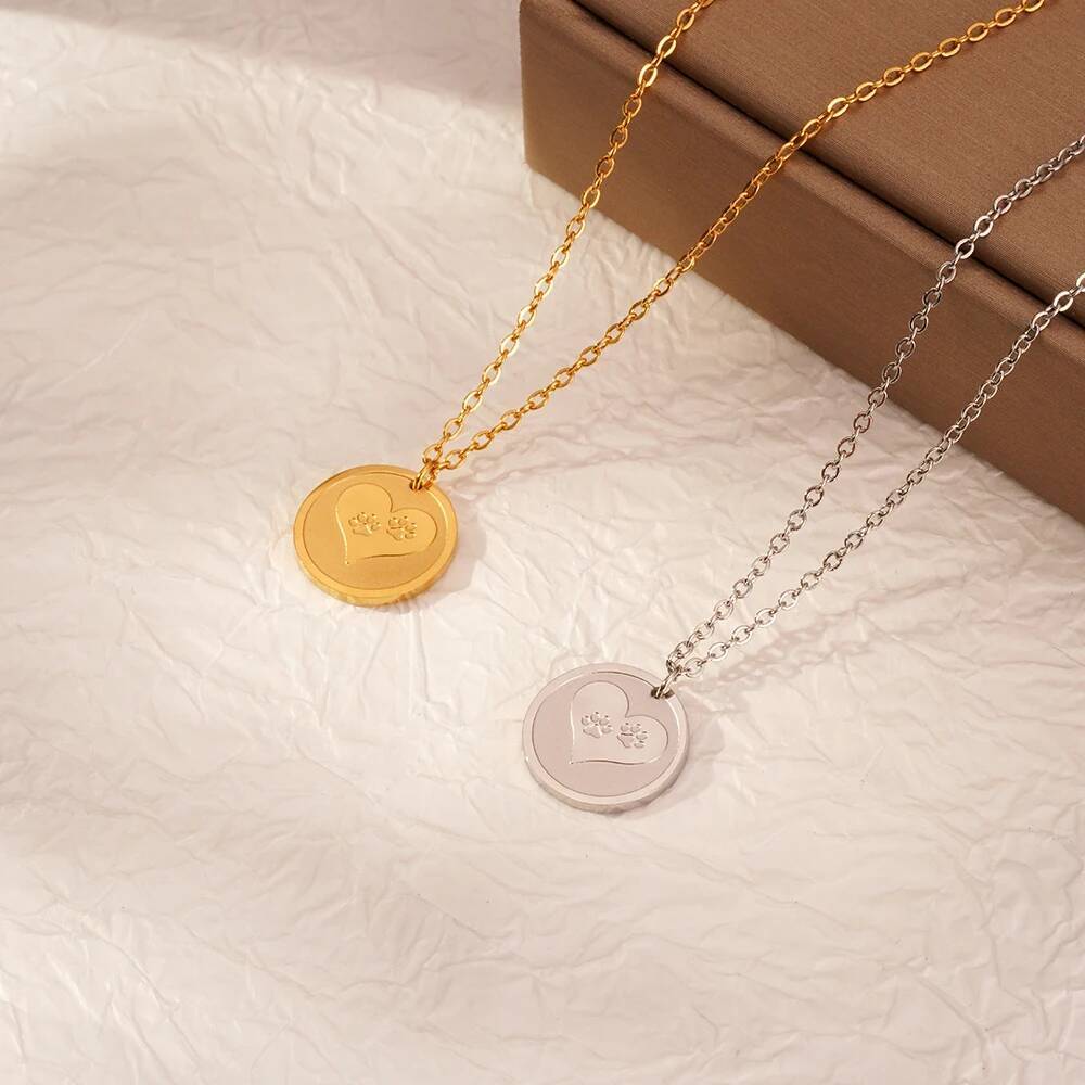 Edelstahl Mode Zarte Einfache  – Coin Necklace Delicate Bewertung und Preis
