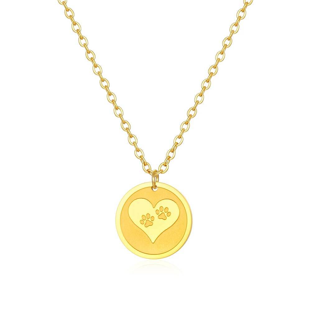 Edelstahl Mode Zarte Einfache  – Coin Necklace Delicate Bewertung und Preis