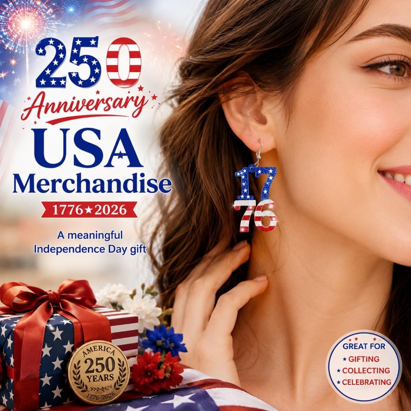250. Jubiläum USA Merchandise, – Women Accessories Usa Bewertung und Preis