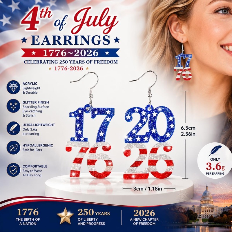250. Jubiläum USA Merchandise, – Women Accessories Usa Bewertung und Preis
