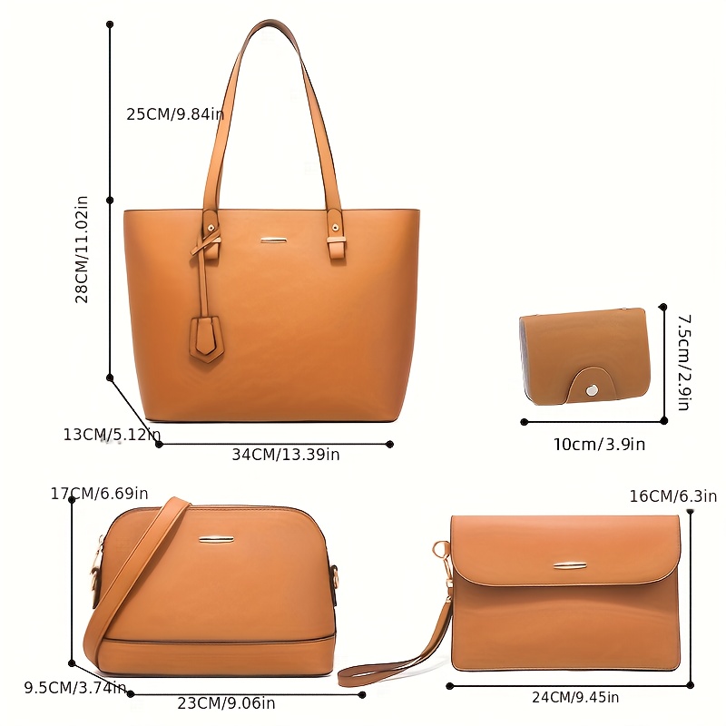 4 stücke Mode frauen Tasche Se – Women'S Accessories For Suit Bewertung und Preis