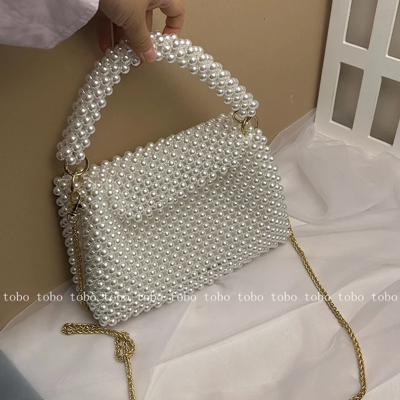 Ins Superlative Perlen Perlen  – Wallet Chain Bag Bewertung und Preis