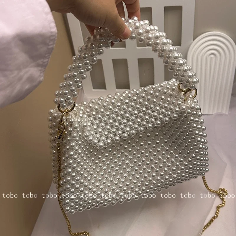 Ins Superlative Perlen Perlen  – Wallet Chain Bag Bewertung und Preis