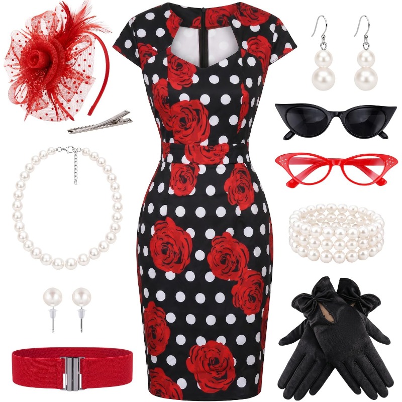 10 Stück/Set Damen Retro 1950e – Women'S Accessories In The 1950S Bewertung und Preis